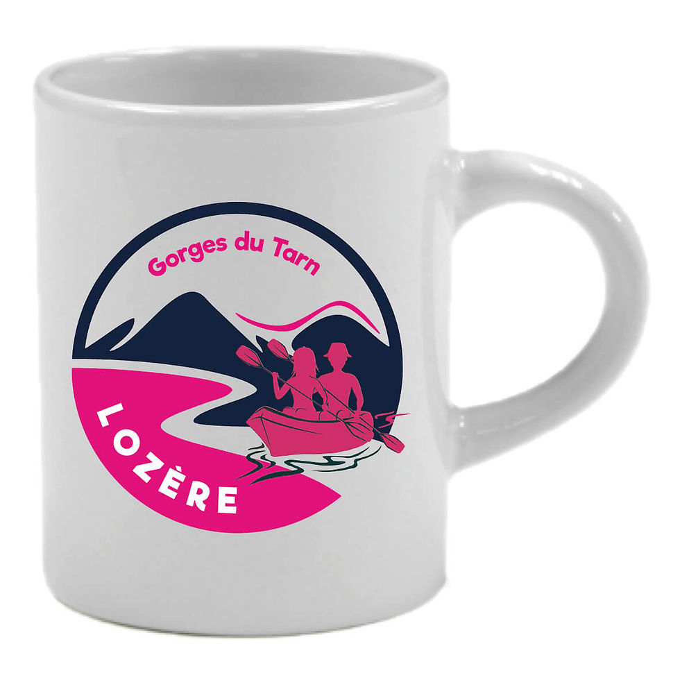 Miniature : Lot de 3 tasses à café - Gorges du Tarn