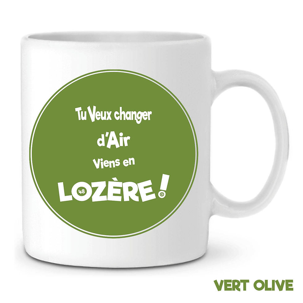 Miniature : MUG EN CÉRAMIQUE BLANC -FOND PLEIN COLORÉ