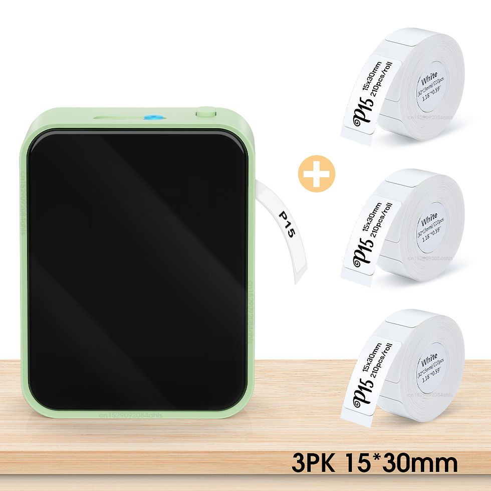 Miniatura: Wireless Bluetooth Label Printer Portable Thermal Printer Marklife P15 Inkless