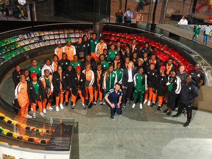 Copper Queens at the FIFA Museum in Zurich 😍🇿🇲
