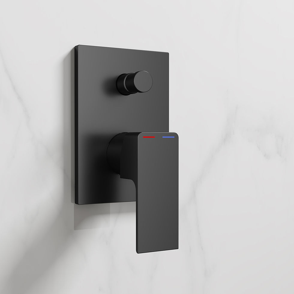 Thumbnail: Concealed Shower Set SH465-19-2BK | Color: Matt Black
