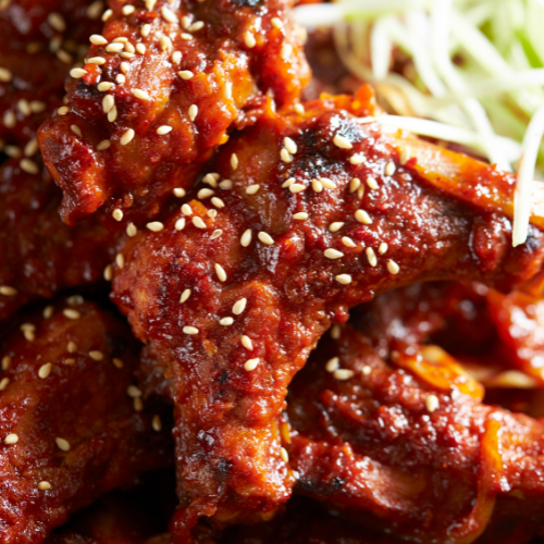 Arranged Food and Objects