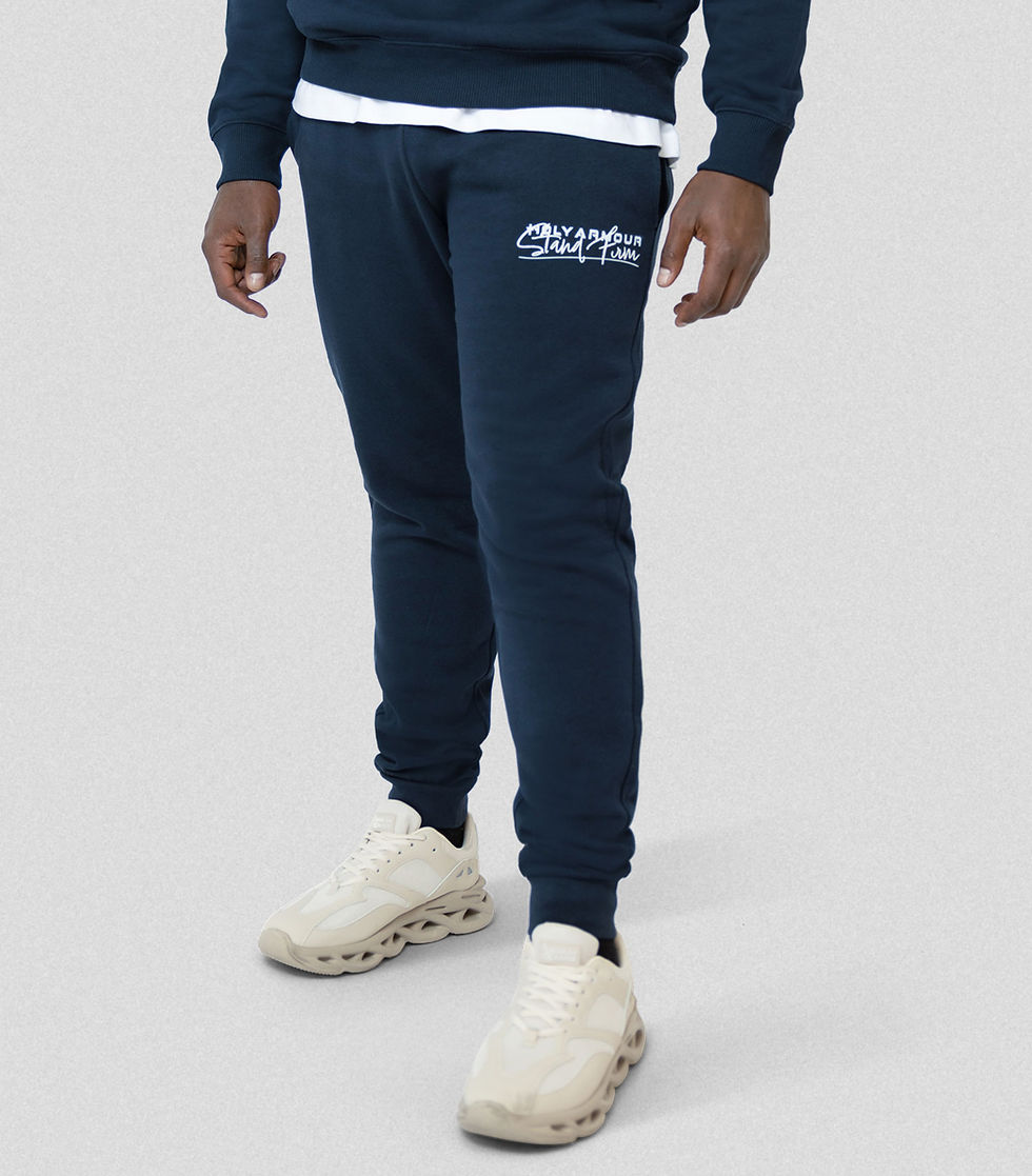 HA STAND FIRM JOGGERS -NAVY