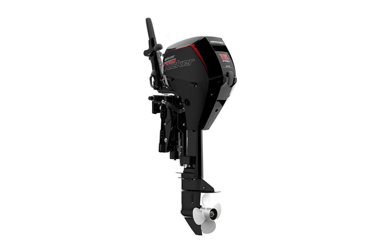 Mercury 15 HP 15EXLHPT ProKicker EFI Outboard Motor, 25" XL Shaft