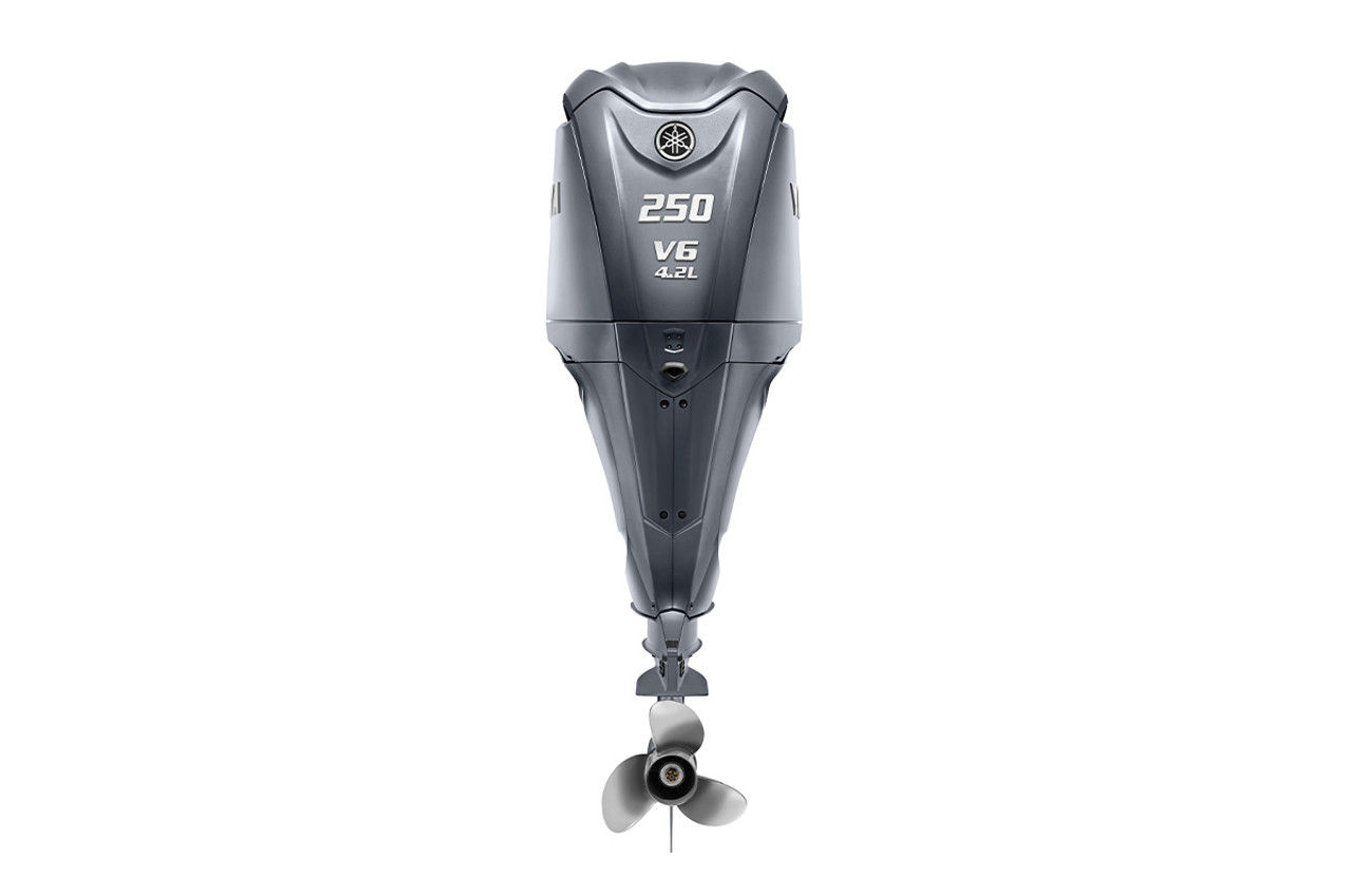 Yamaha F250 F250XSB 250 HP DEC V6 Outboard, 25" Shaft, Integrated Steering