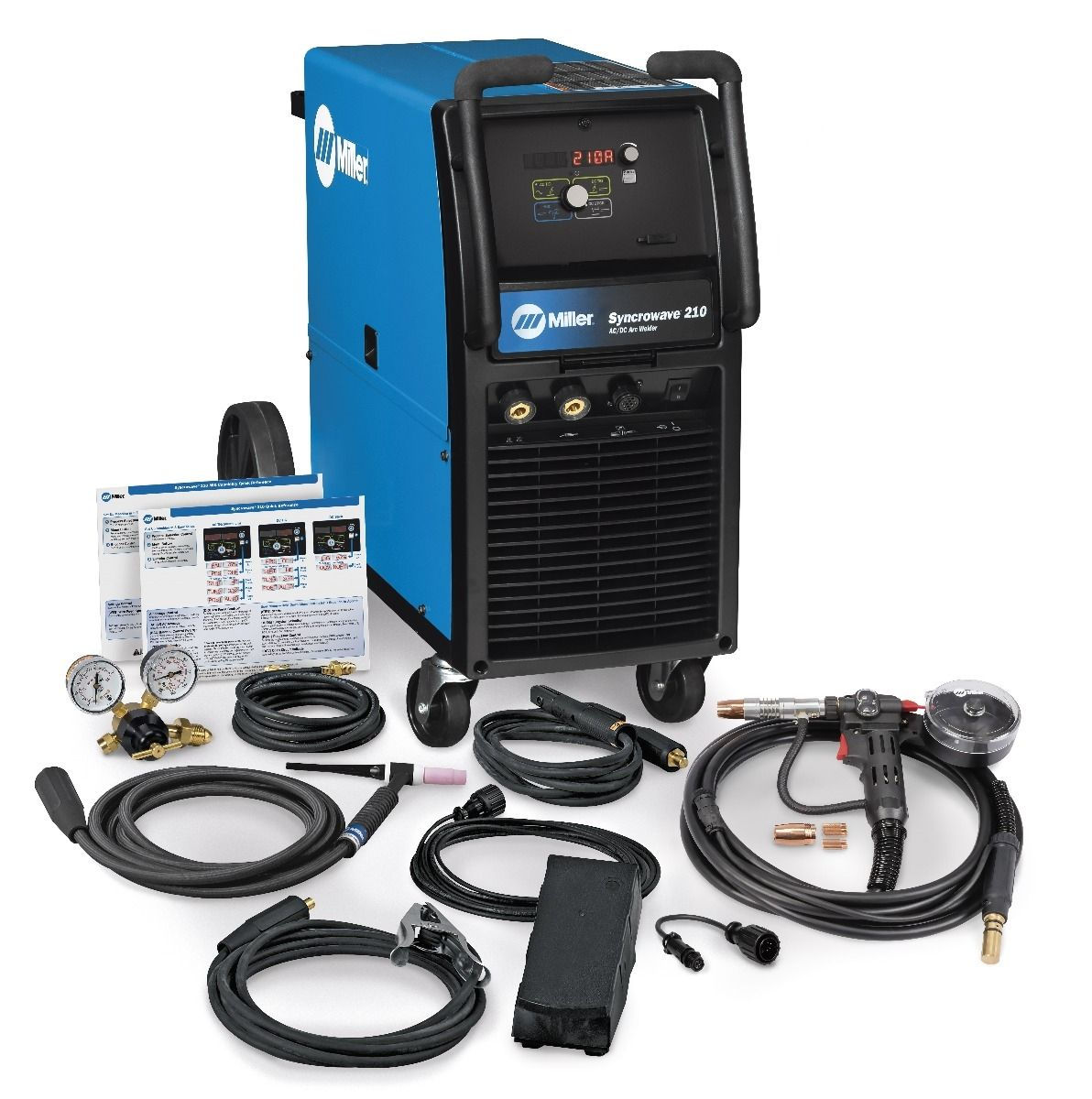 Miller Syncrowave 210 TIG/Stick Welder Package with Spoolmate 150 (951684)