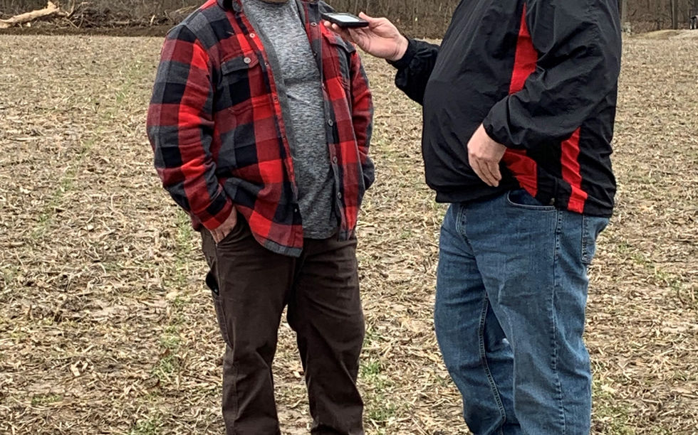 2 men talking