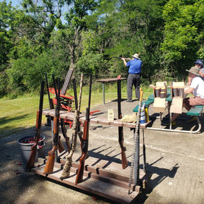 Shooting guns