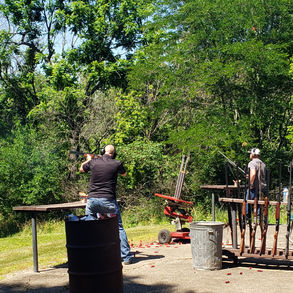 Shooting guns