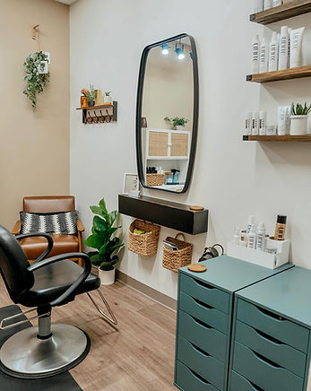 hair salon, salon station