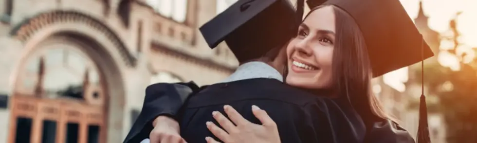 Graduates celebrating