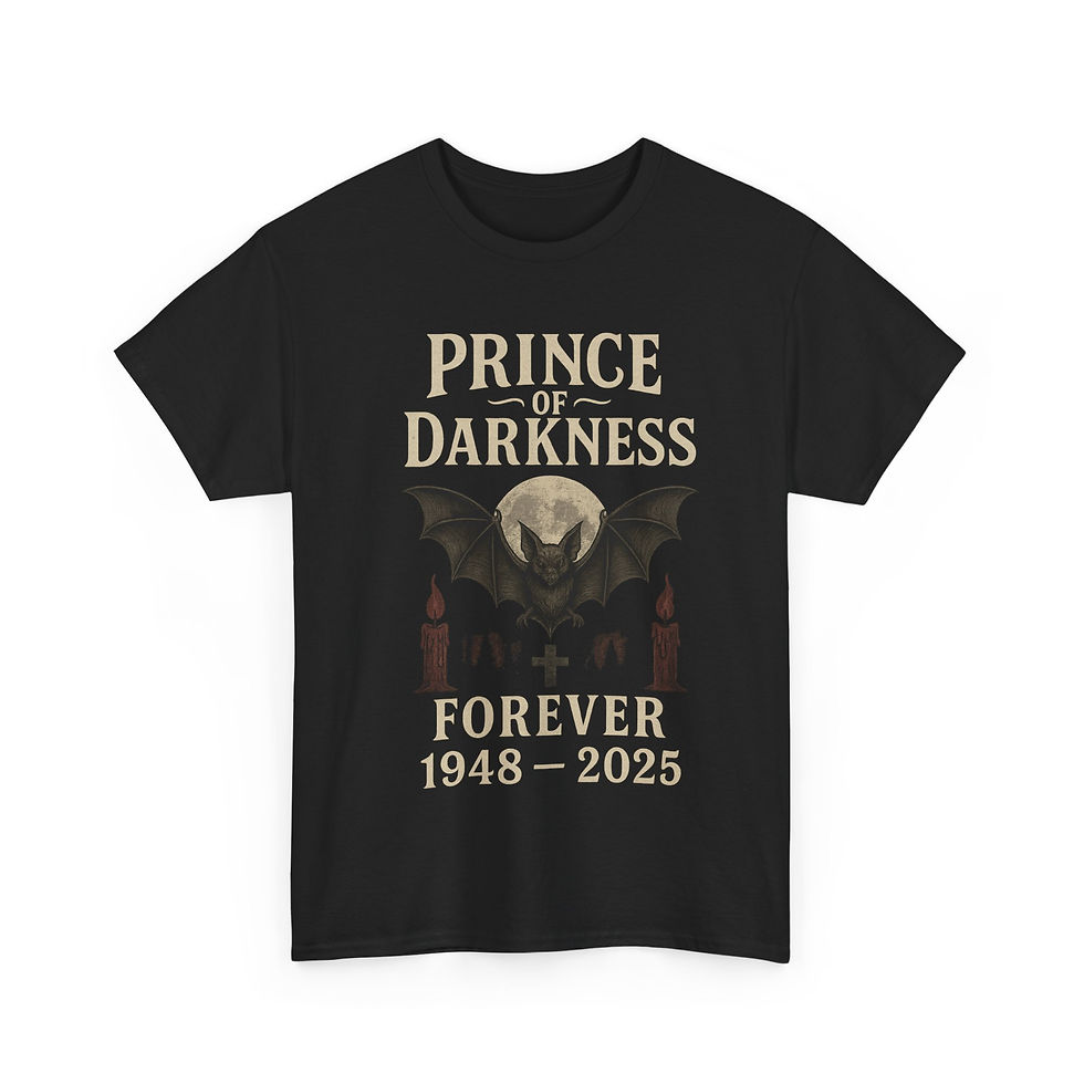 Ozzy memorial shirt