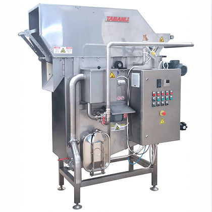 small scale submerging bucket blancher