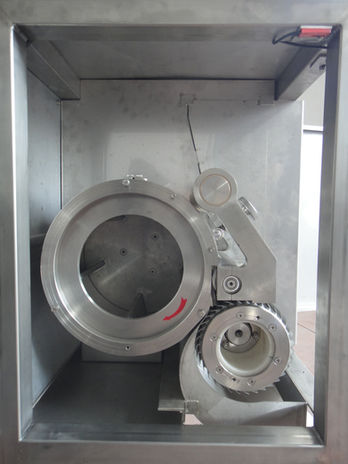 küp kesim makinası içten görünümü