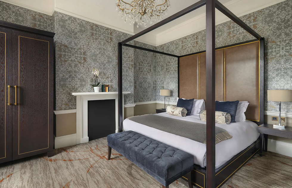 Buxton Crescent hotel bedroom