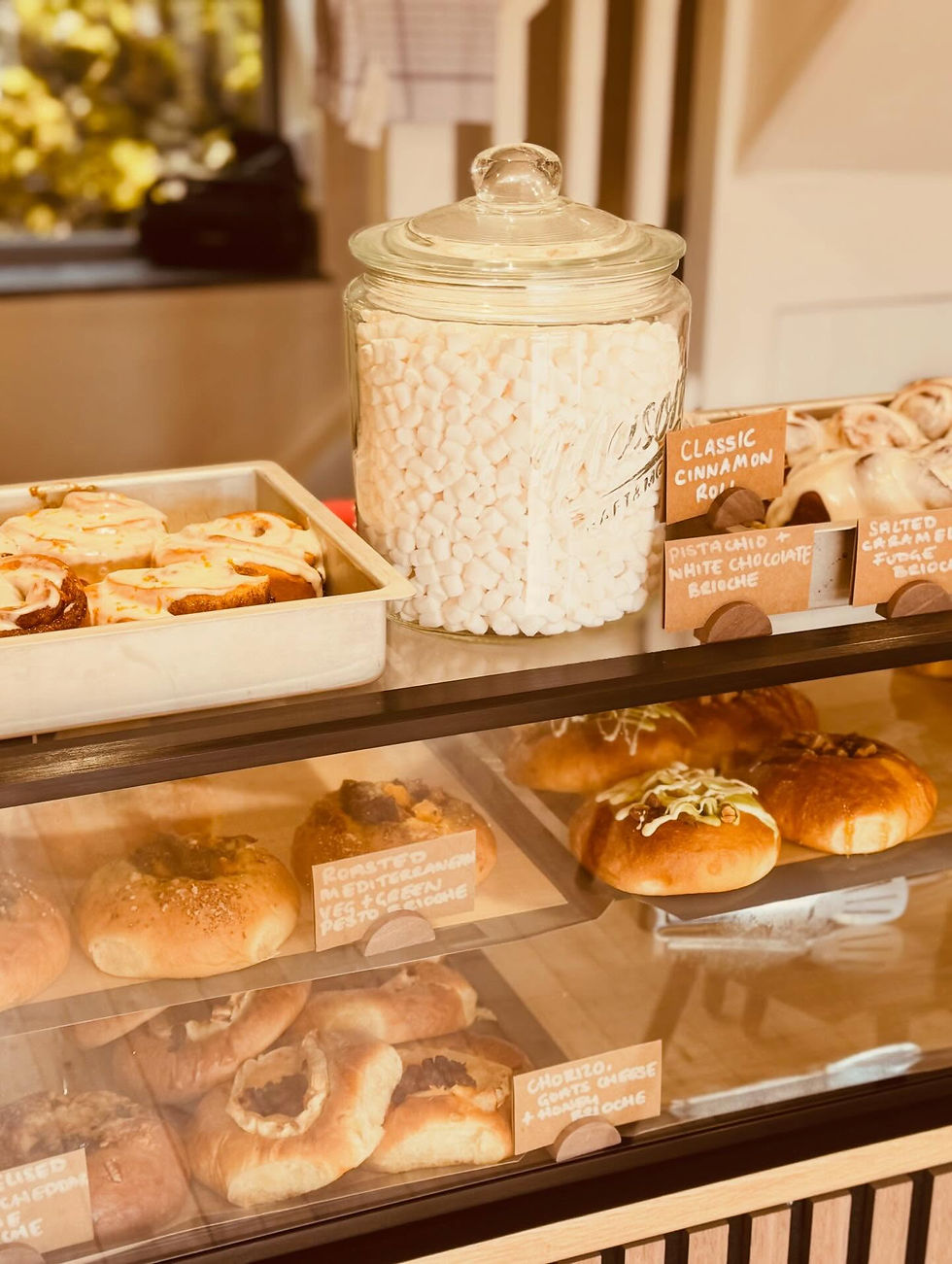 Fresh bakes at FatBuns in Hartington