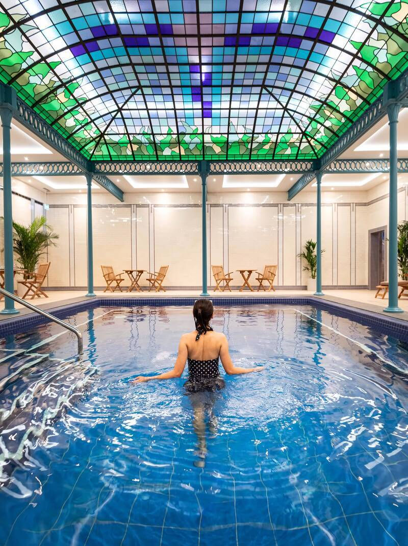 Thermal pool at Buxton Crescent.