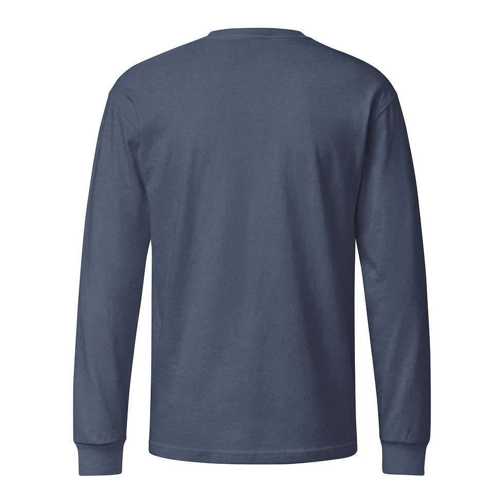 Thumbnail: Unisex garment dye heavyweight long sleeve tee