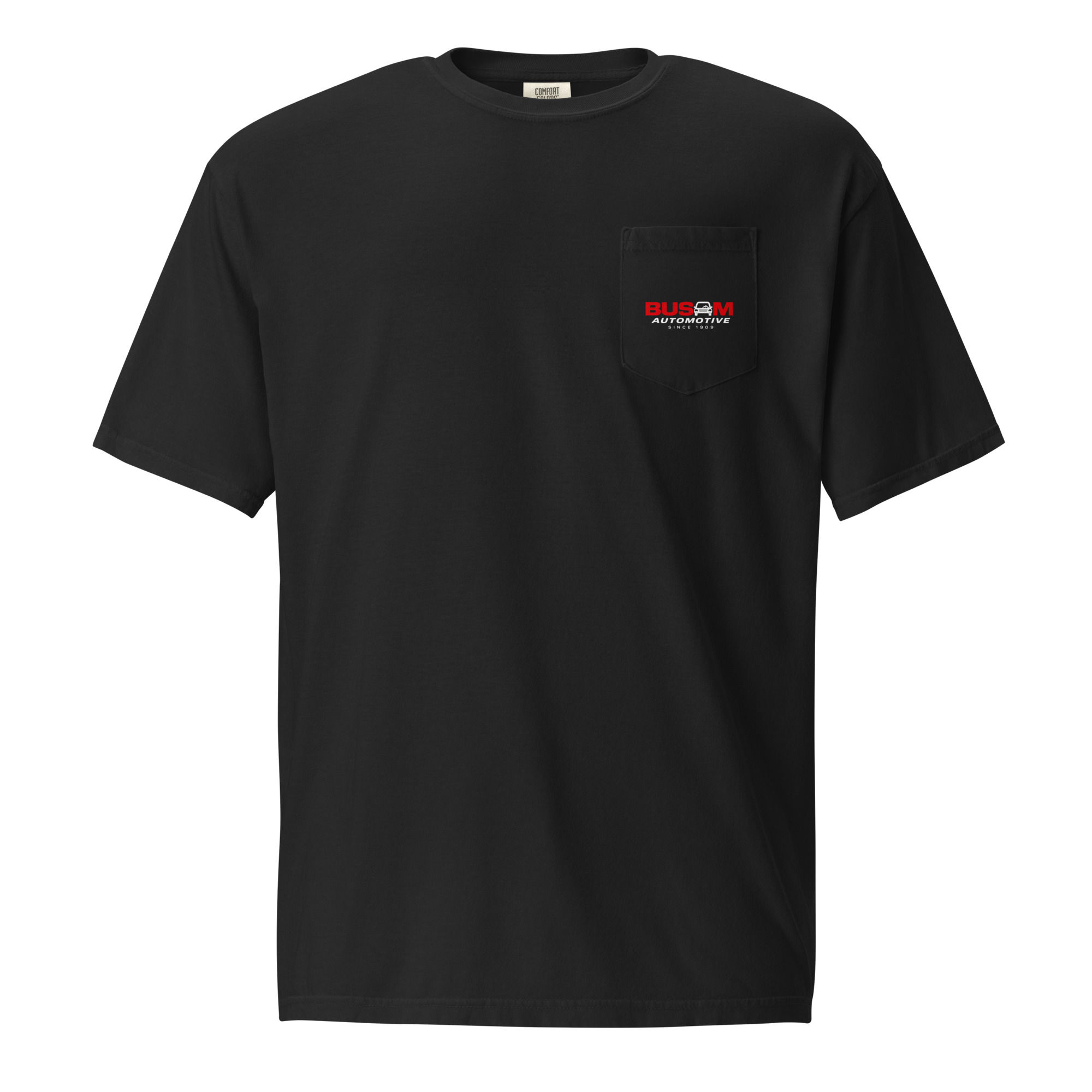 Unisex garment-dyed pocket t-shirt