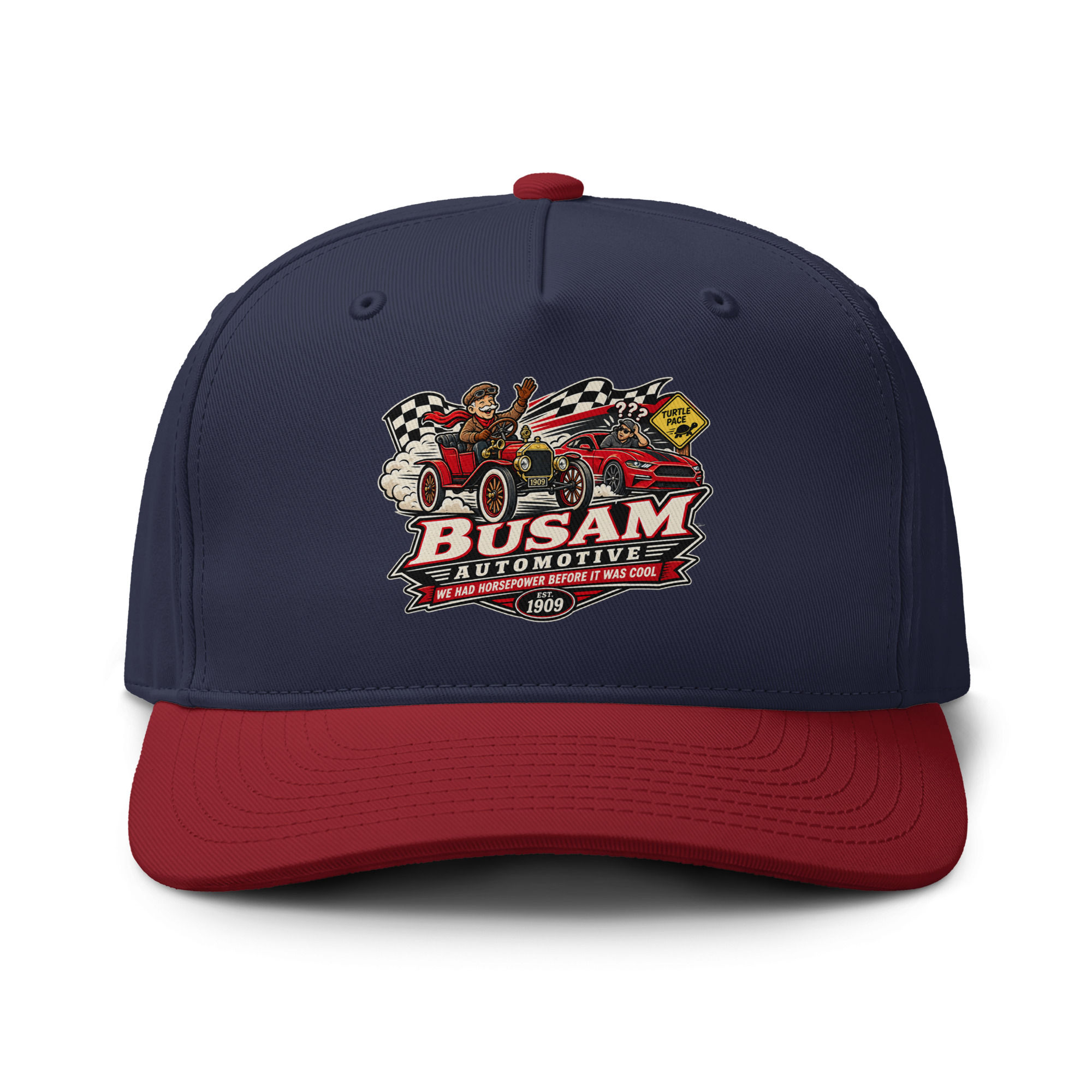 Class two-tone cap