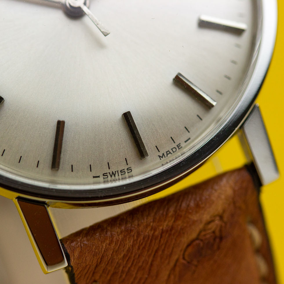 Thumbnail: Omega Automatic Date Dress réf 162.009 From 1965