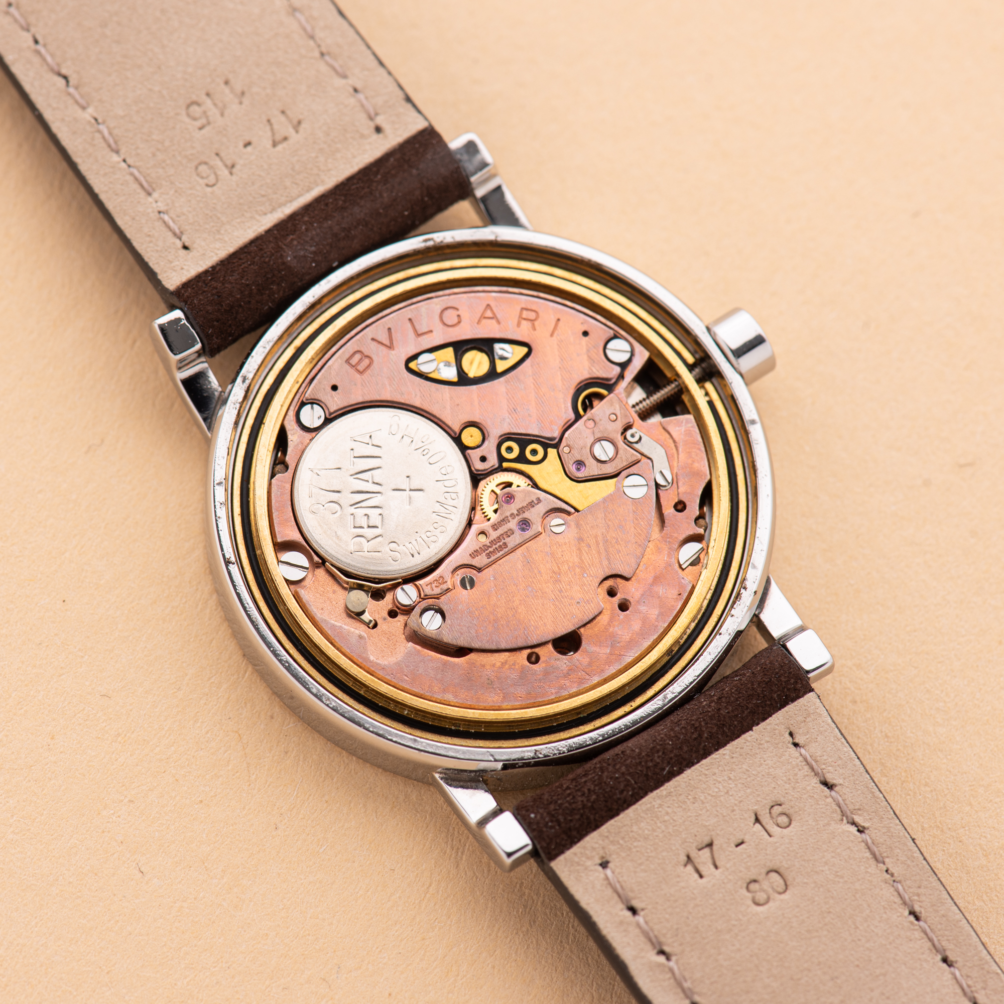 Vue de Bulgari Diagono Solotempo Date 30 Black Matte Dial Réf BB30SLD