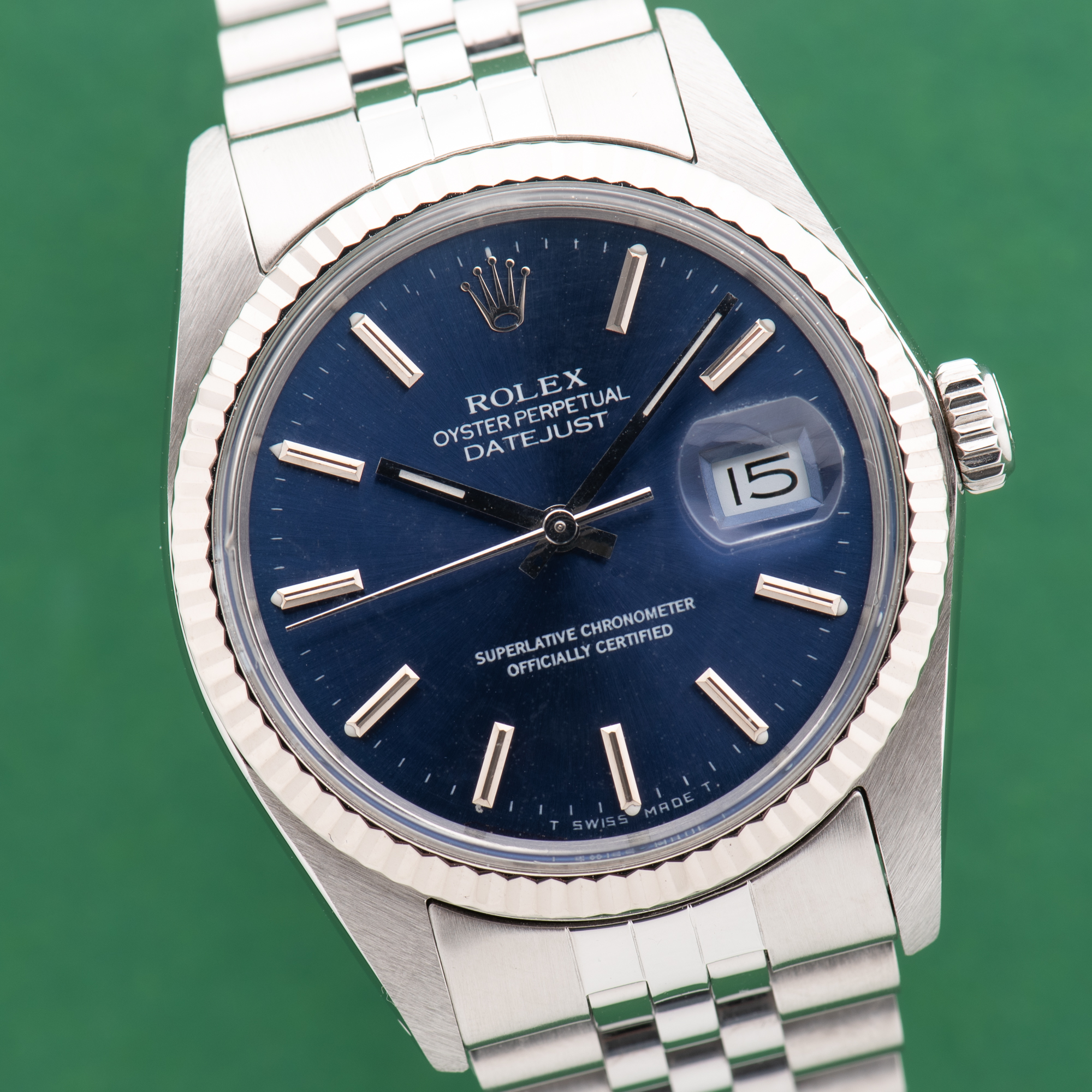 Vue de Rolex Oyster Perpetual Datejust from 1988  Réf 16014