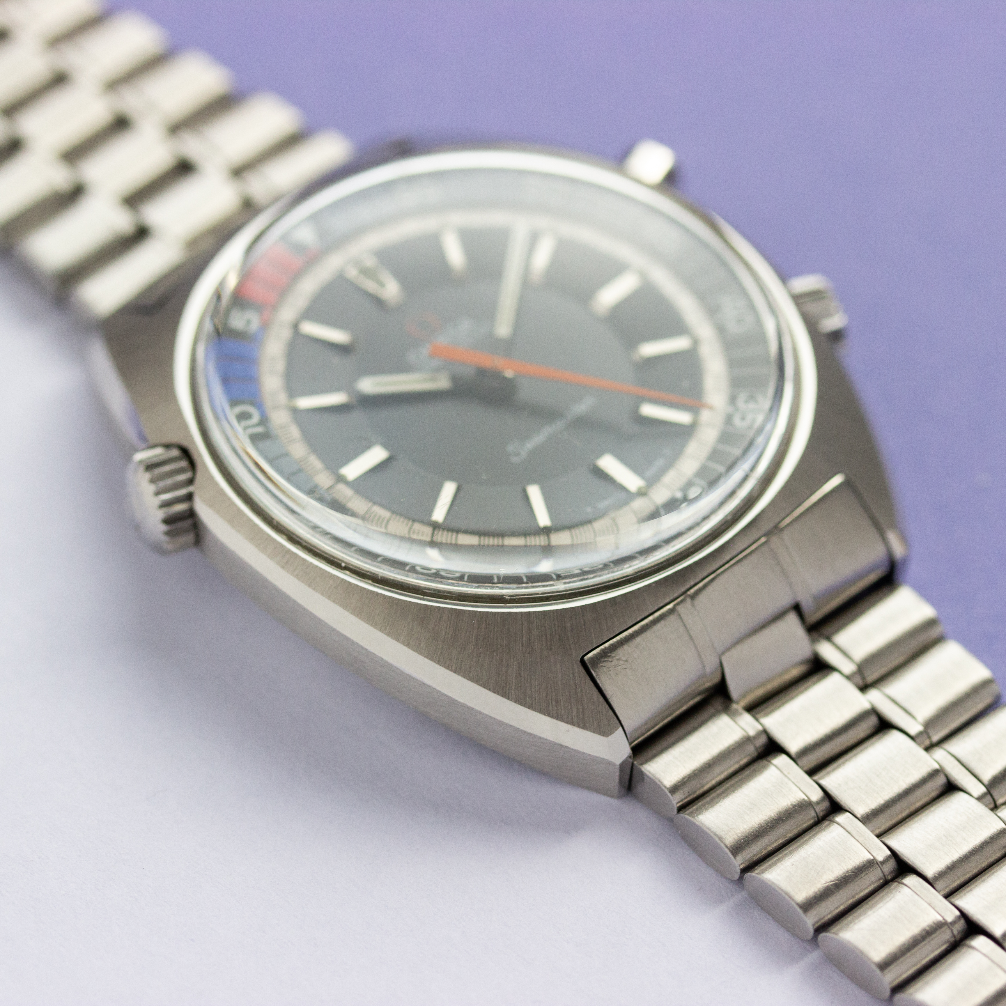 Vue de Omega Chronostop Seamaster Jumbo Regatta réf 145.008 cal 865 year 1968