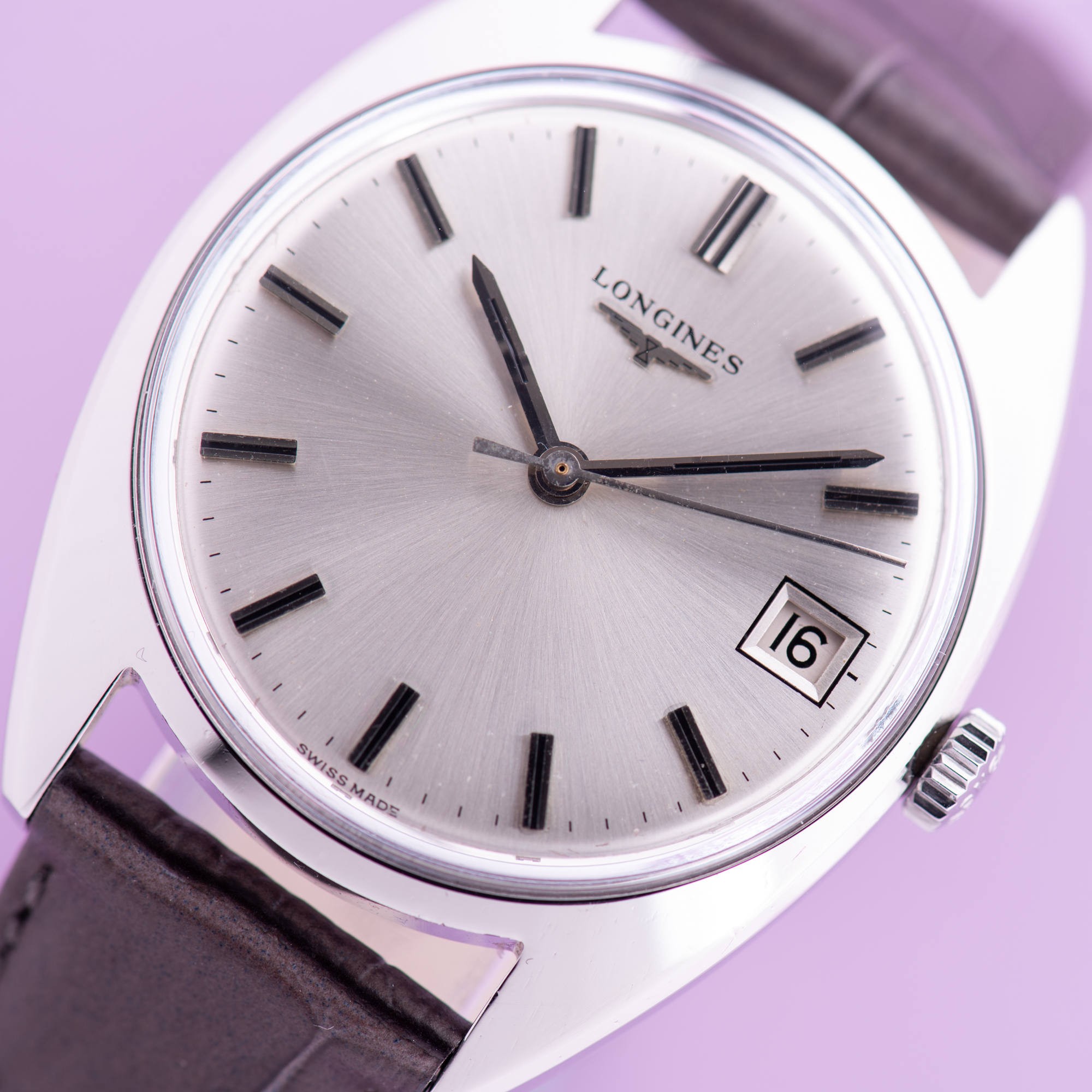 View of Longines Dress Watch Centre Seconds Cal 285 Ref 7912