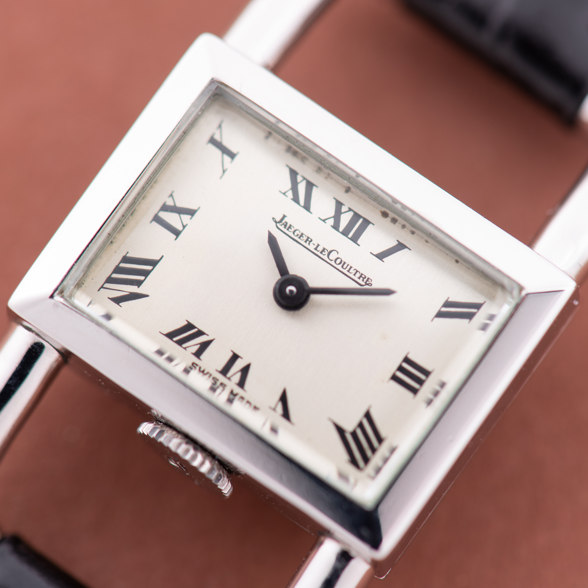 View of Jaeger-LeCoultre Etrier Lucchetto for Hermes Réf 1670.42