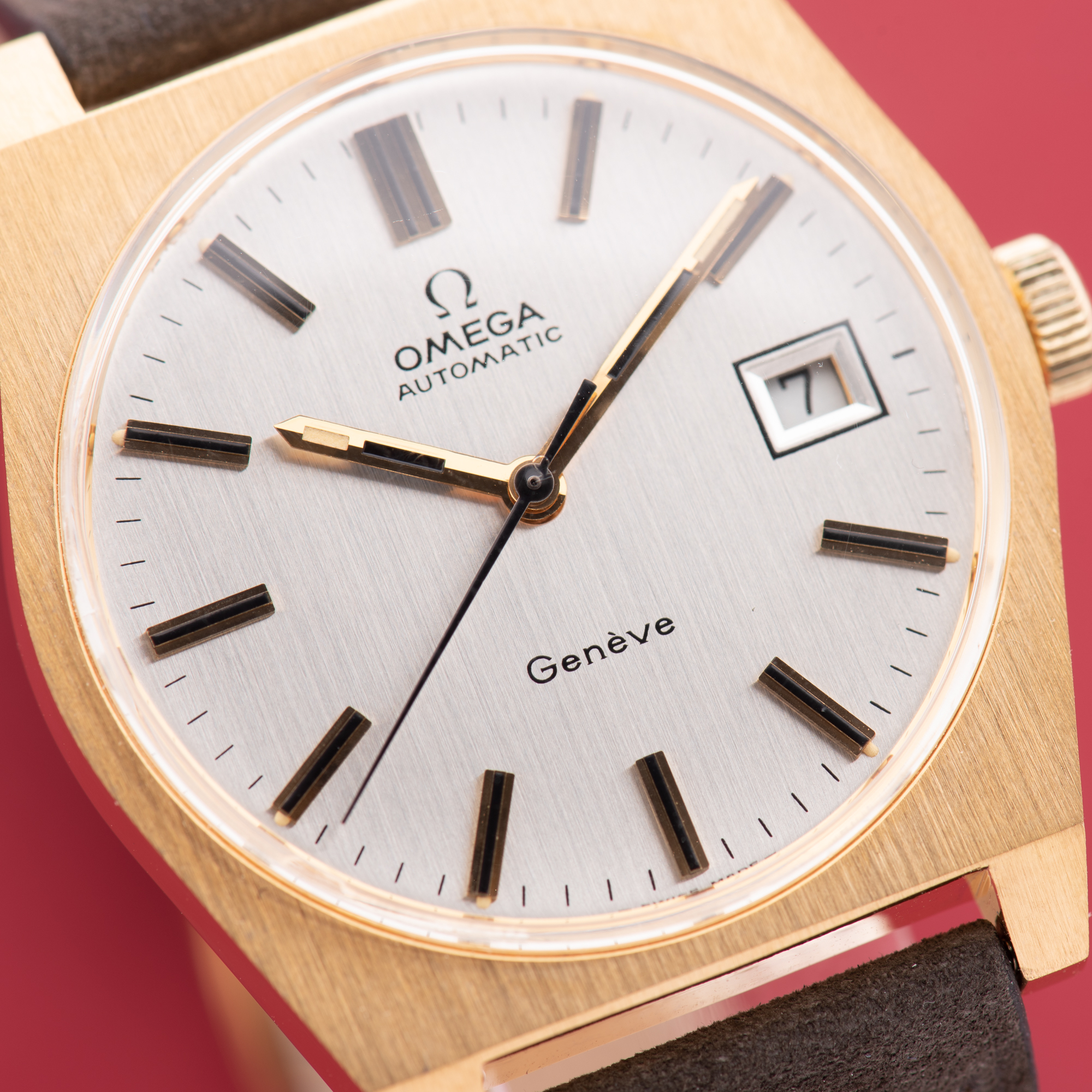 Vue de Omega Genève Automatic Date Cal 1481 from 1972 Réf 166.0118