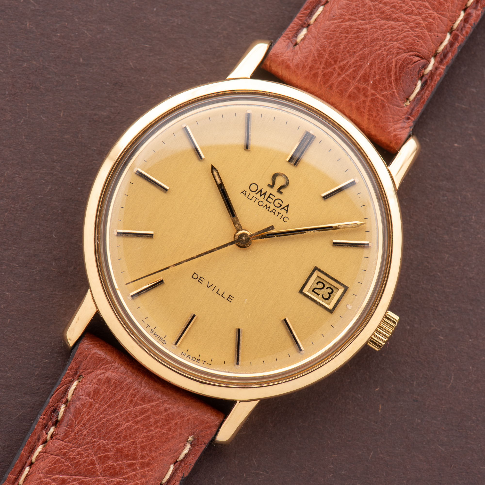 View of Omega Geneva Automatic Date ref 166.0161