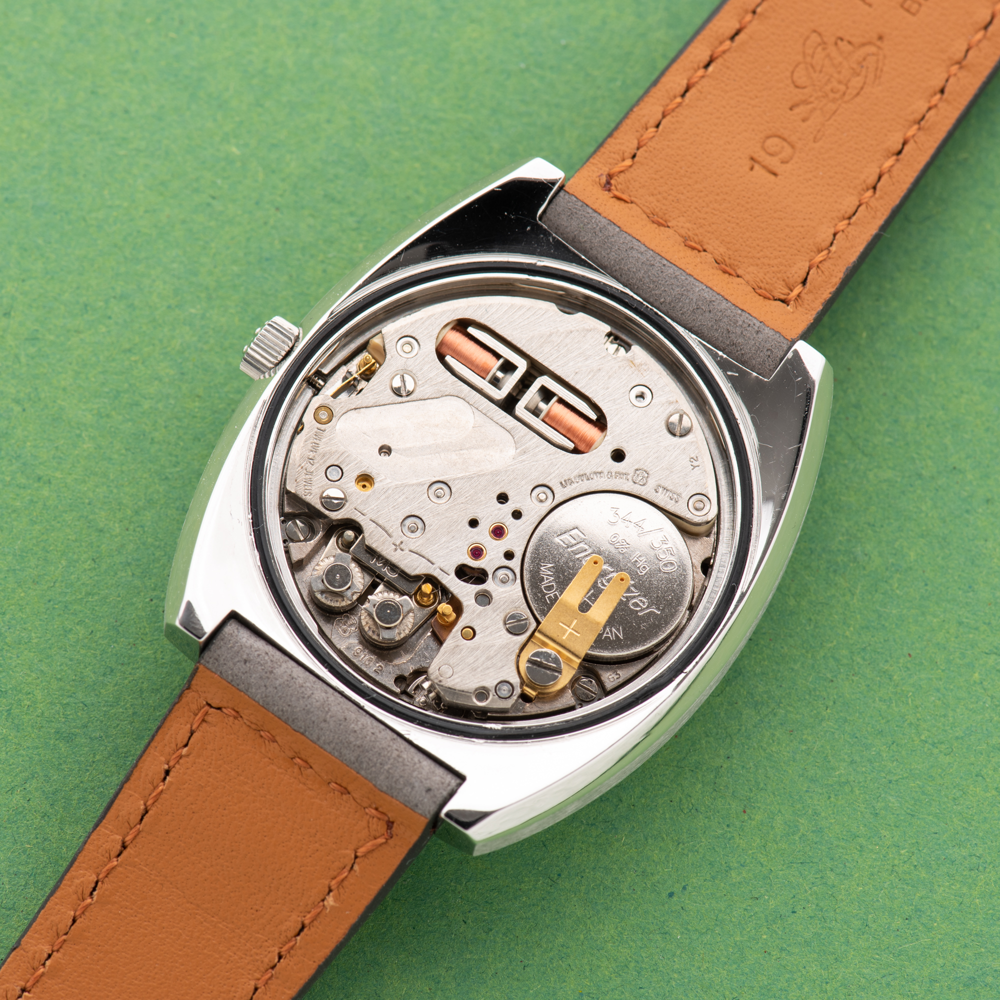 Vue de Eterna Sonic Electronic Blue Star Dust dial Réf 188T