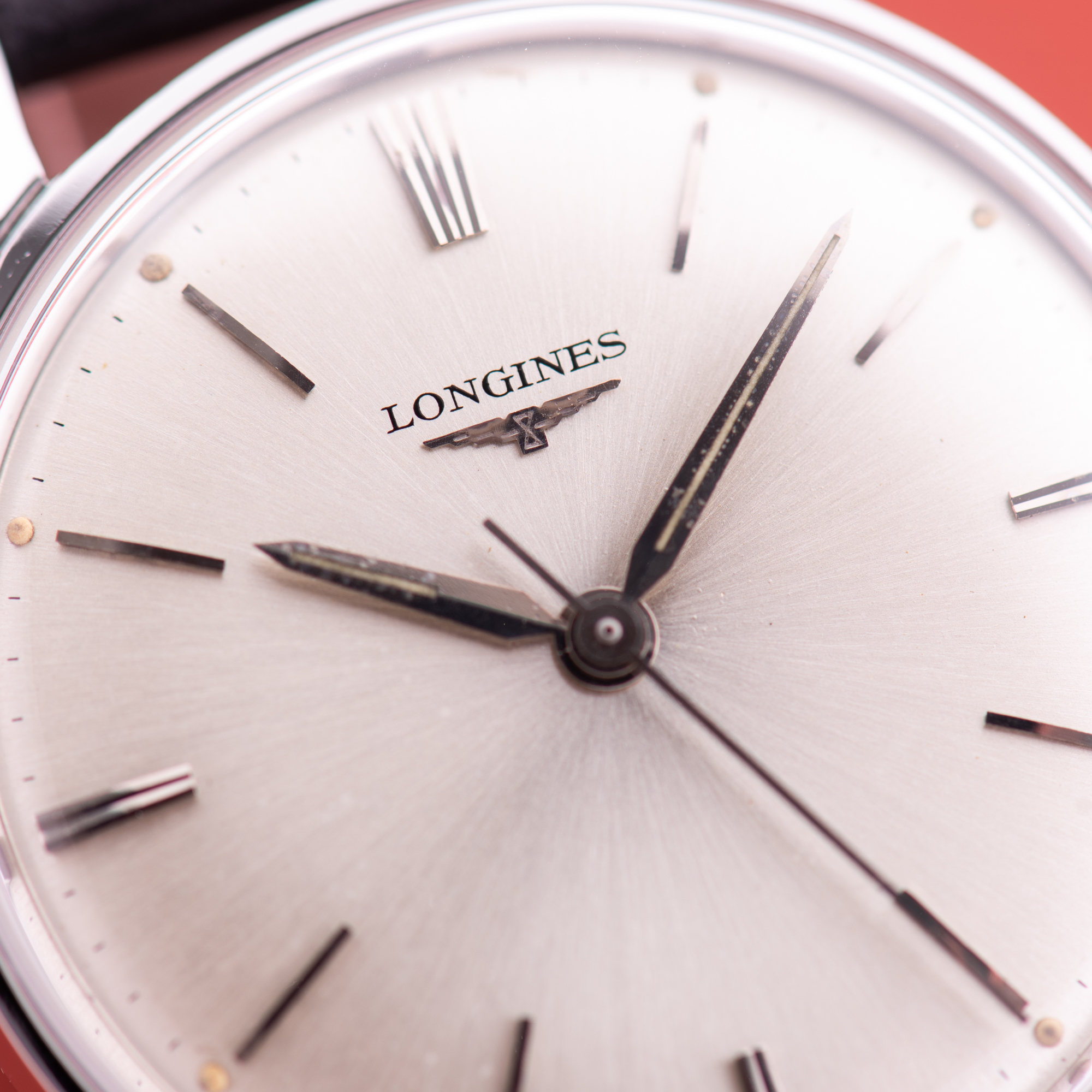 View of Longines Dress Watch Centre Seconds Steel Cal 280 Réf 7159