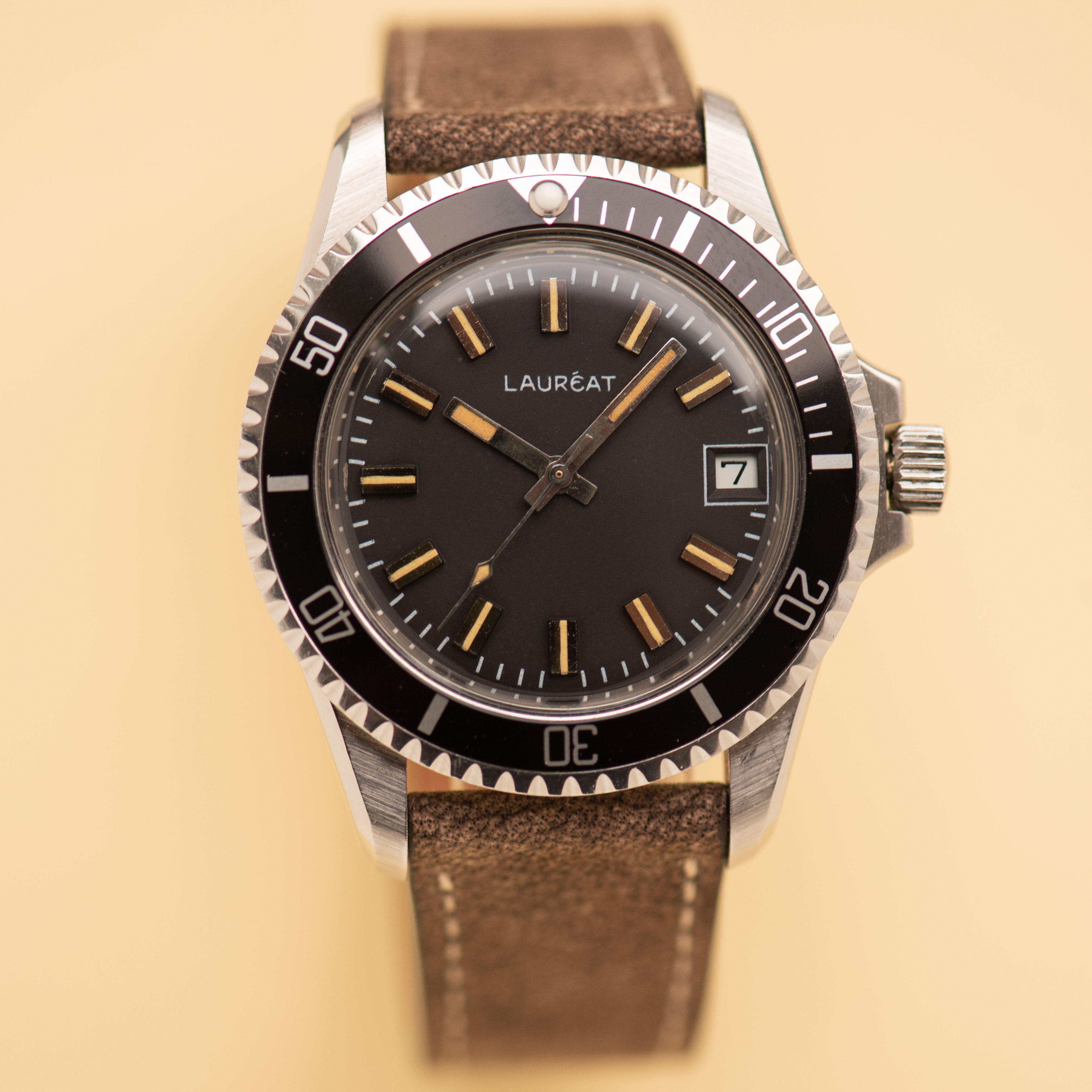Vue de Lauréat Diver Automatic Rolex 5513 Style Réf 4344