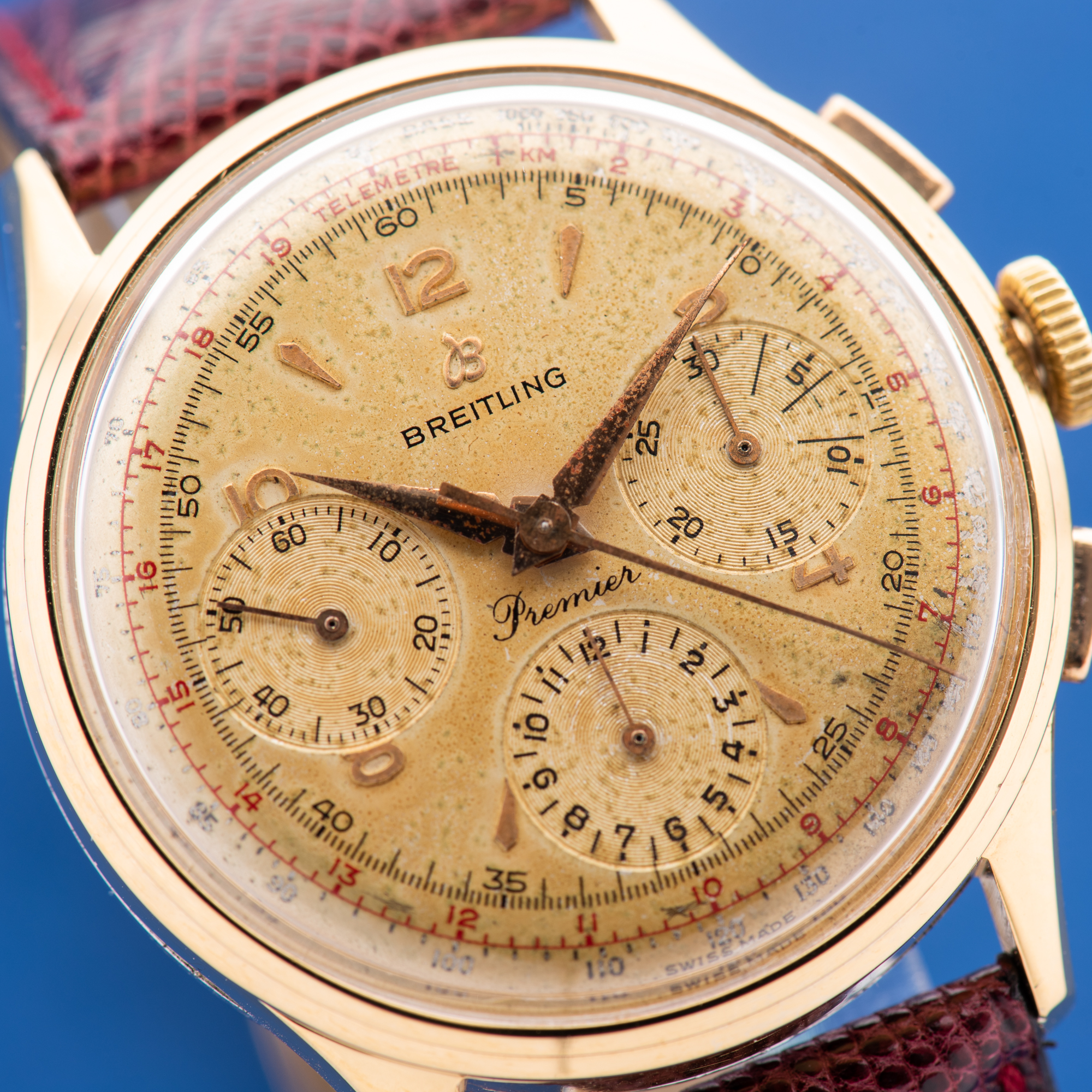 View of Breitling Premier Oversize Chronograph Venus 178 Réf 734