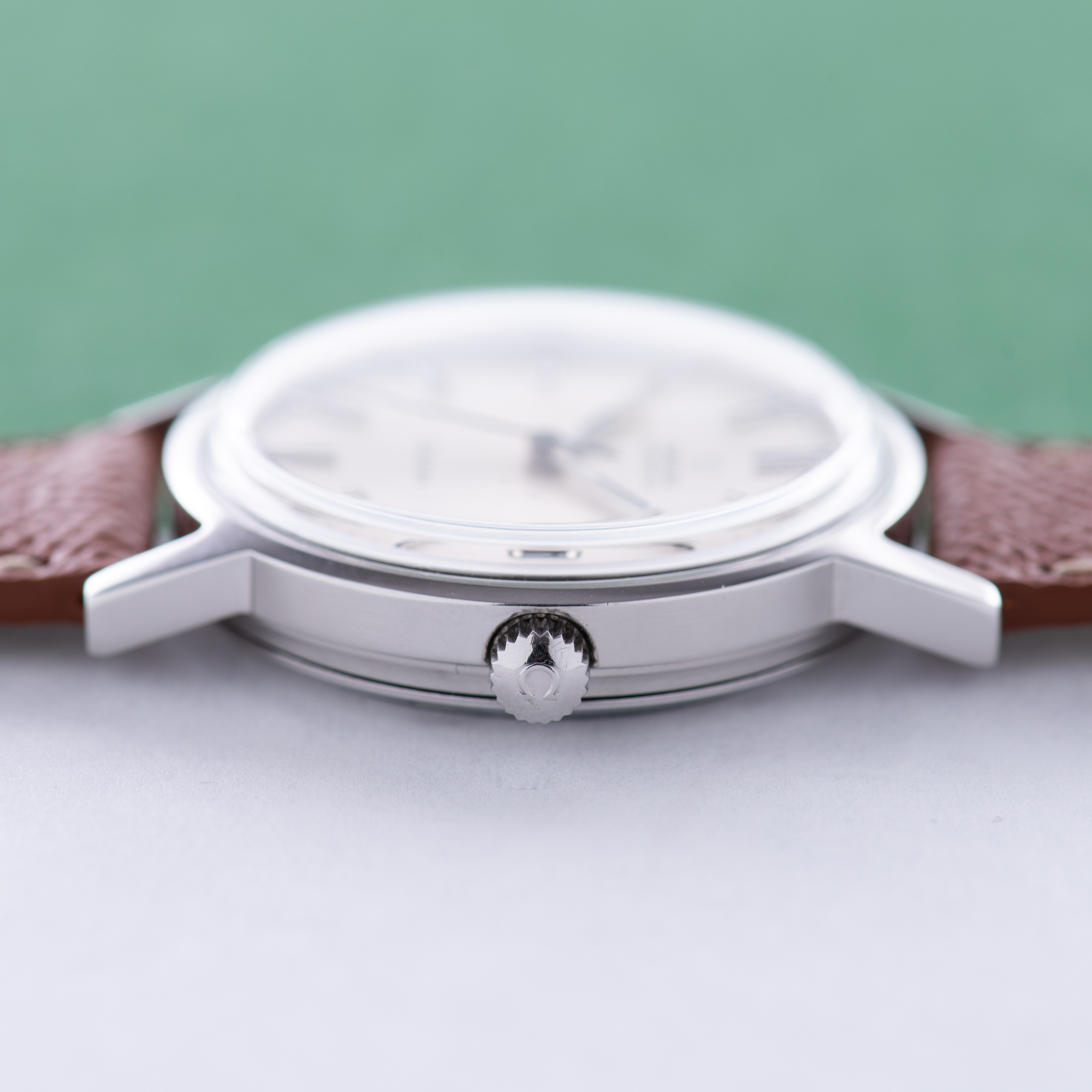 View of Omega Geneva Automatic Date From 1972 Ref 166.0163