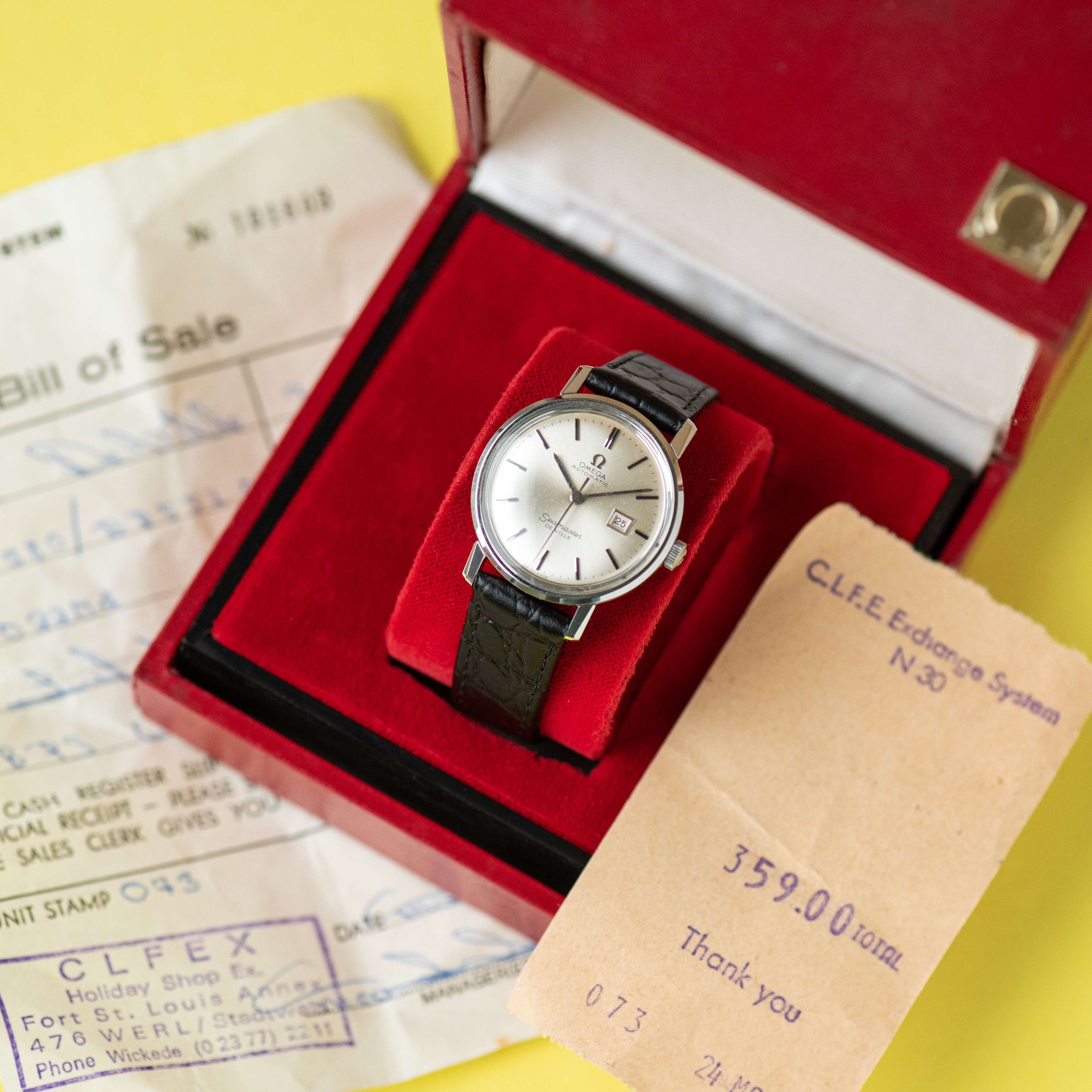 Vue de Omega Seamaster De Ville Automatic Lady Full Set Réf 551.006