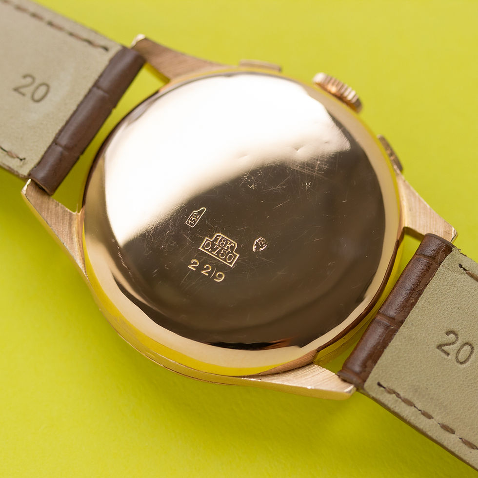 Thumbnail: Chronograph Suisse Oversize Copper Dial 18K Rosé Gold