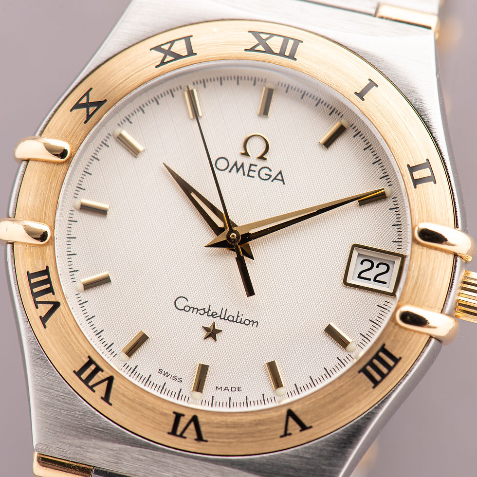 Miniature : Omega Constellation Quartz Gold Steel Half bar from 1995 Réf 1312.30.00