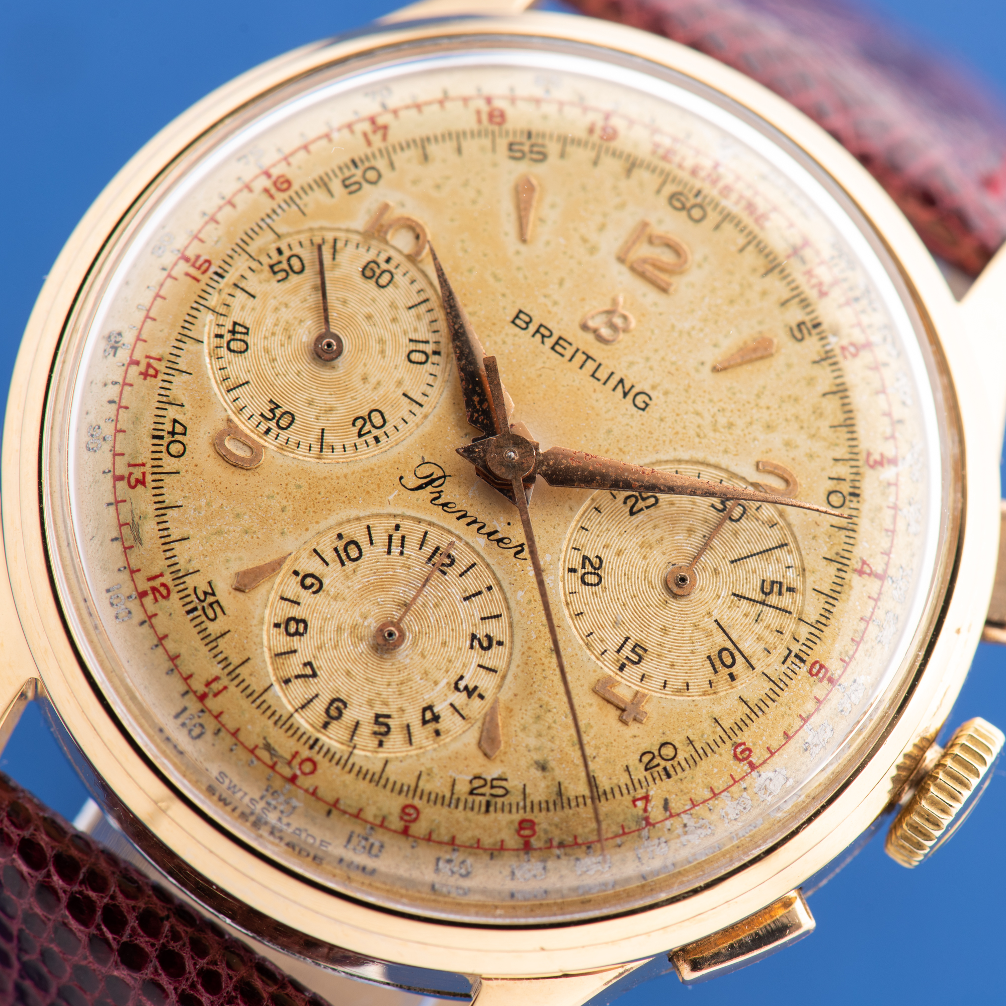 View of Breitling Premier Oversize Chronograph Venus 178 Réf 734