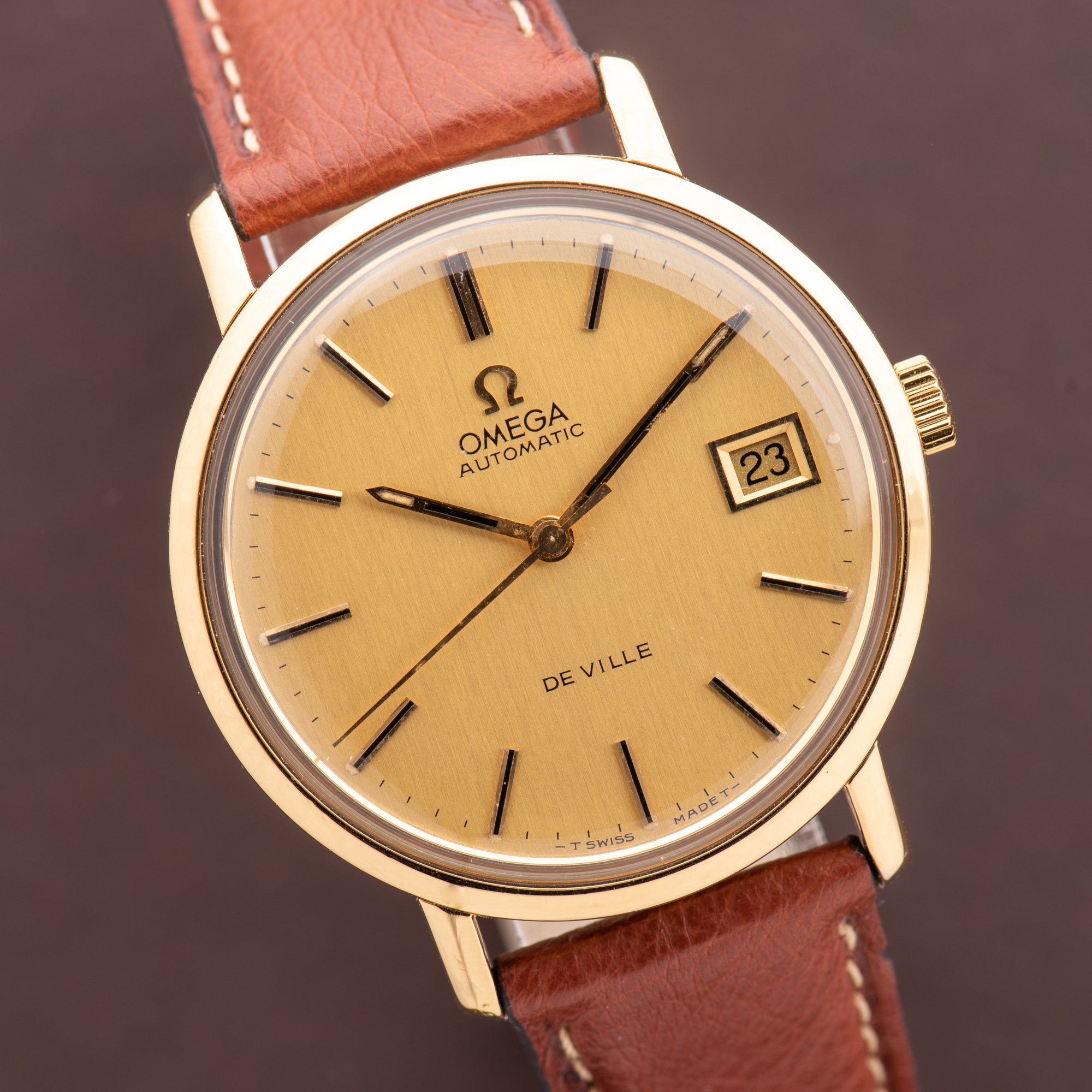 View of Omega Geneva Automatic Date ref 166.0161
