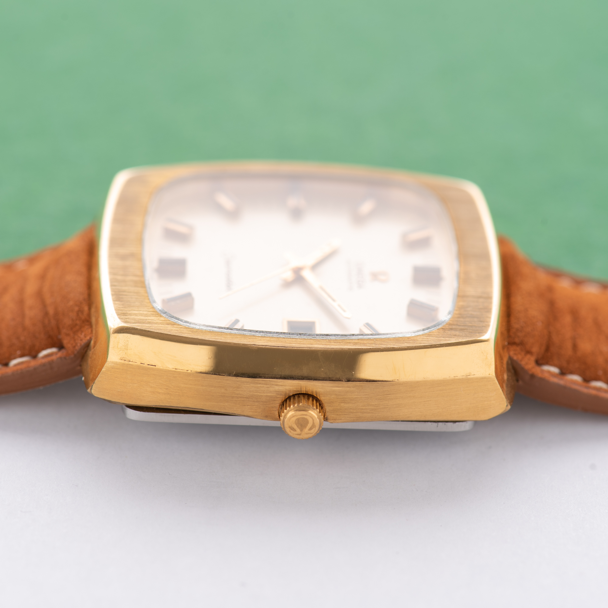 Zicht op Omega Seamaster Automatic Date Oversize TV Réf 166.0138