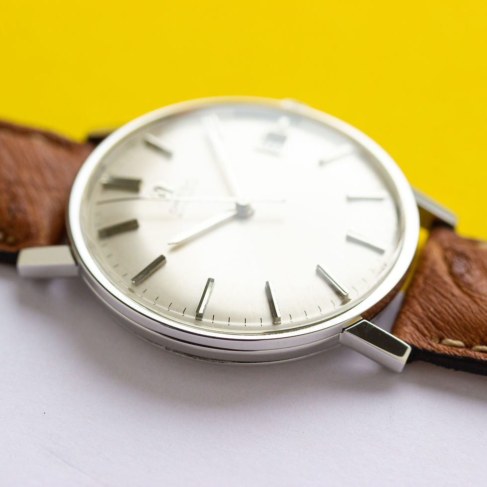 Thumbnail: Omega Automatic Date Dress réf 162.009 From 1965