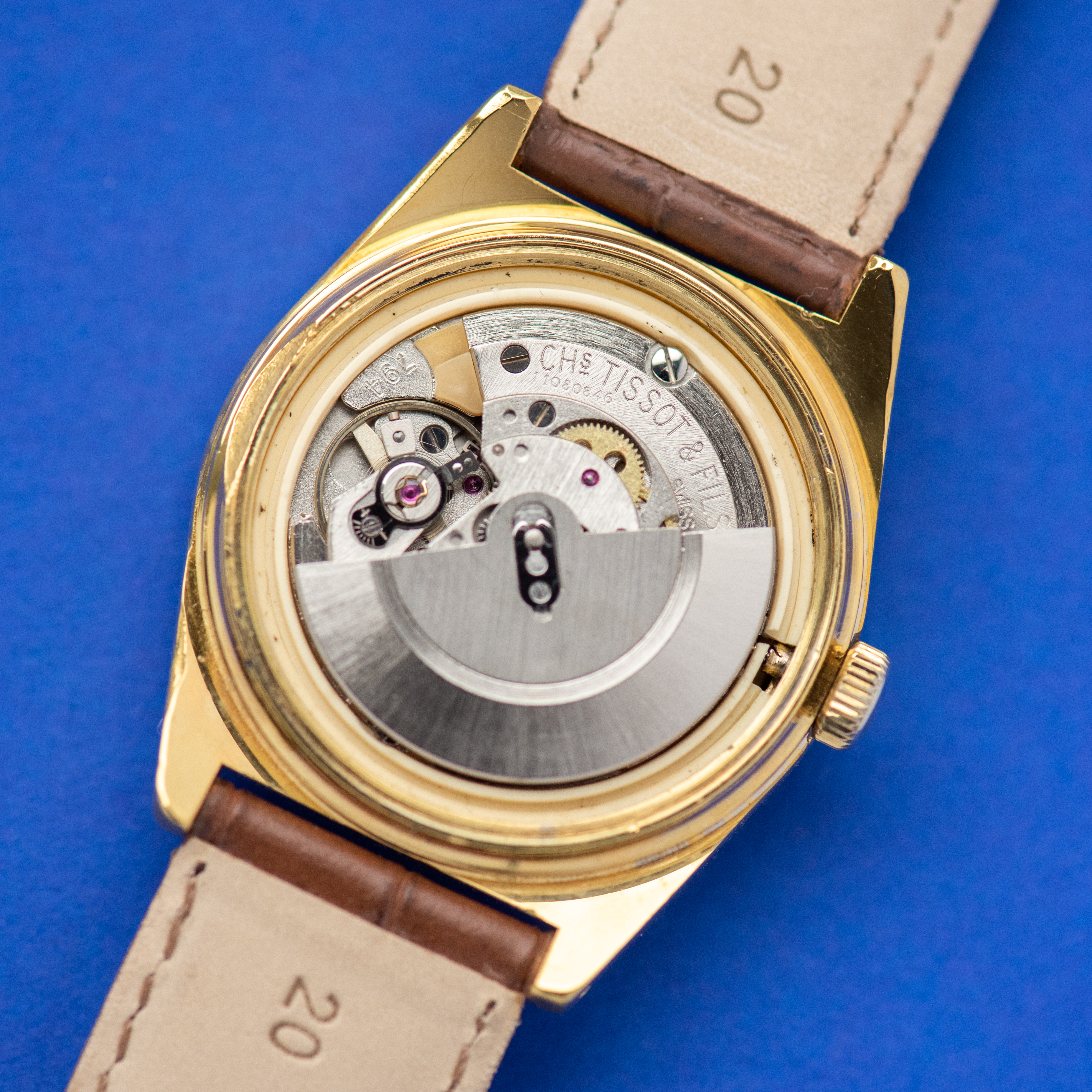View of Tissot Seastar PR516 GL Bordeaux Day Date Automatic