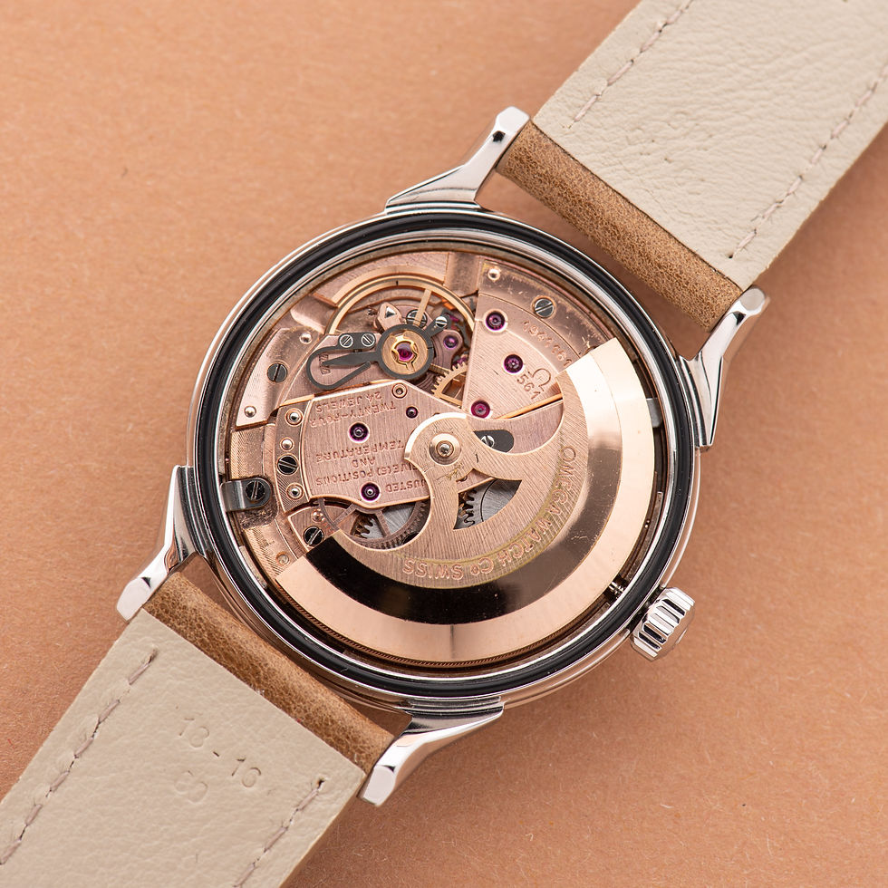 Thumbnail: Omega Constellation Calendar Pie Pan Patina Crosshair Dog Leg Automatic 1962 Réf