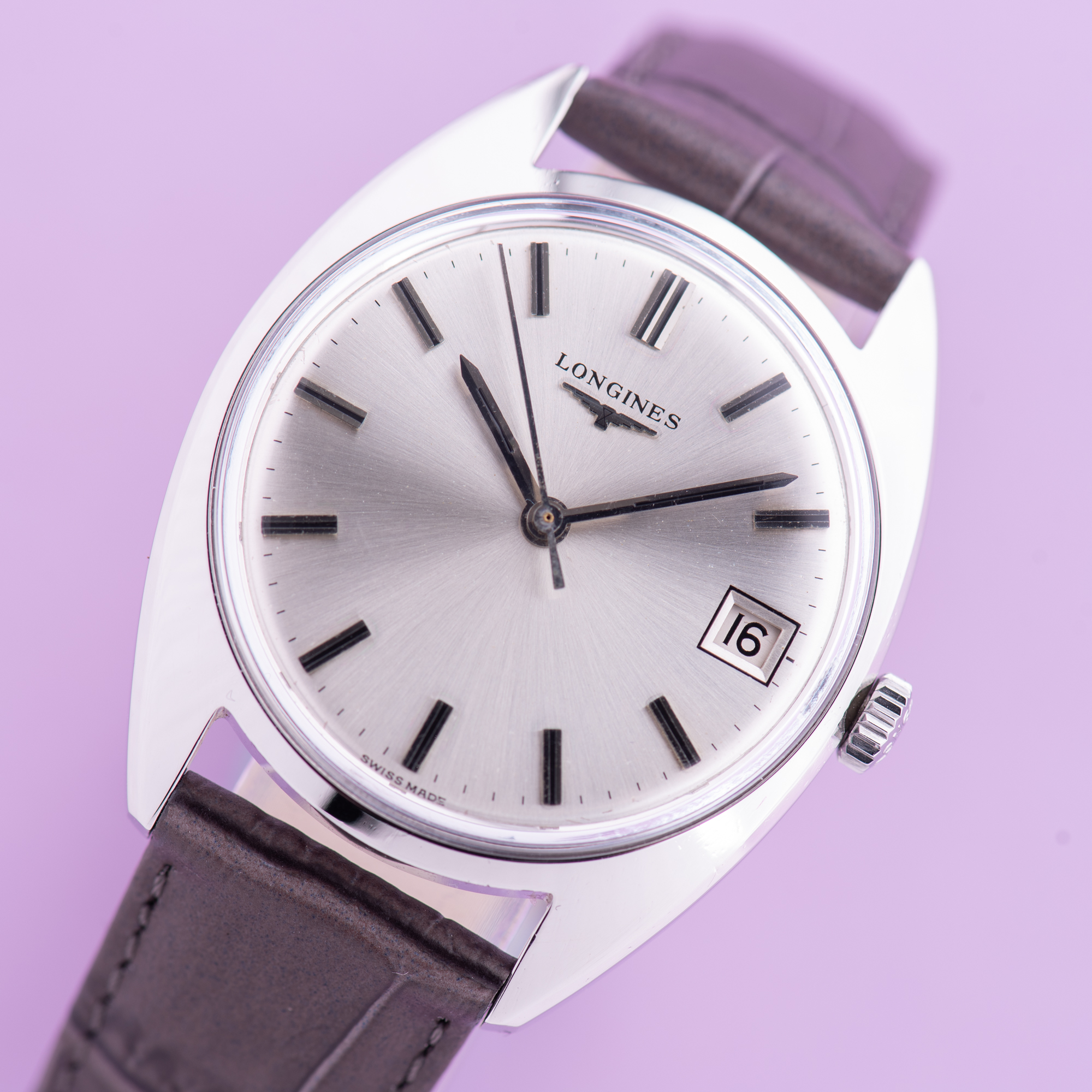 View of Longines Dress Watch Centre Seconds Cal 285 Ref 7912