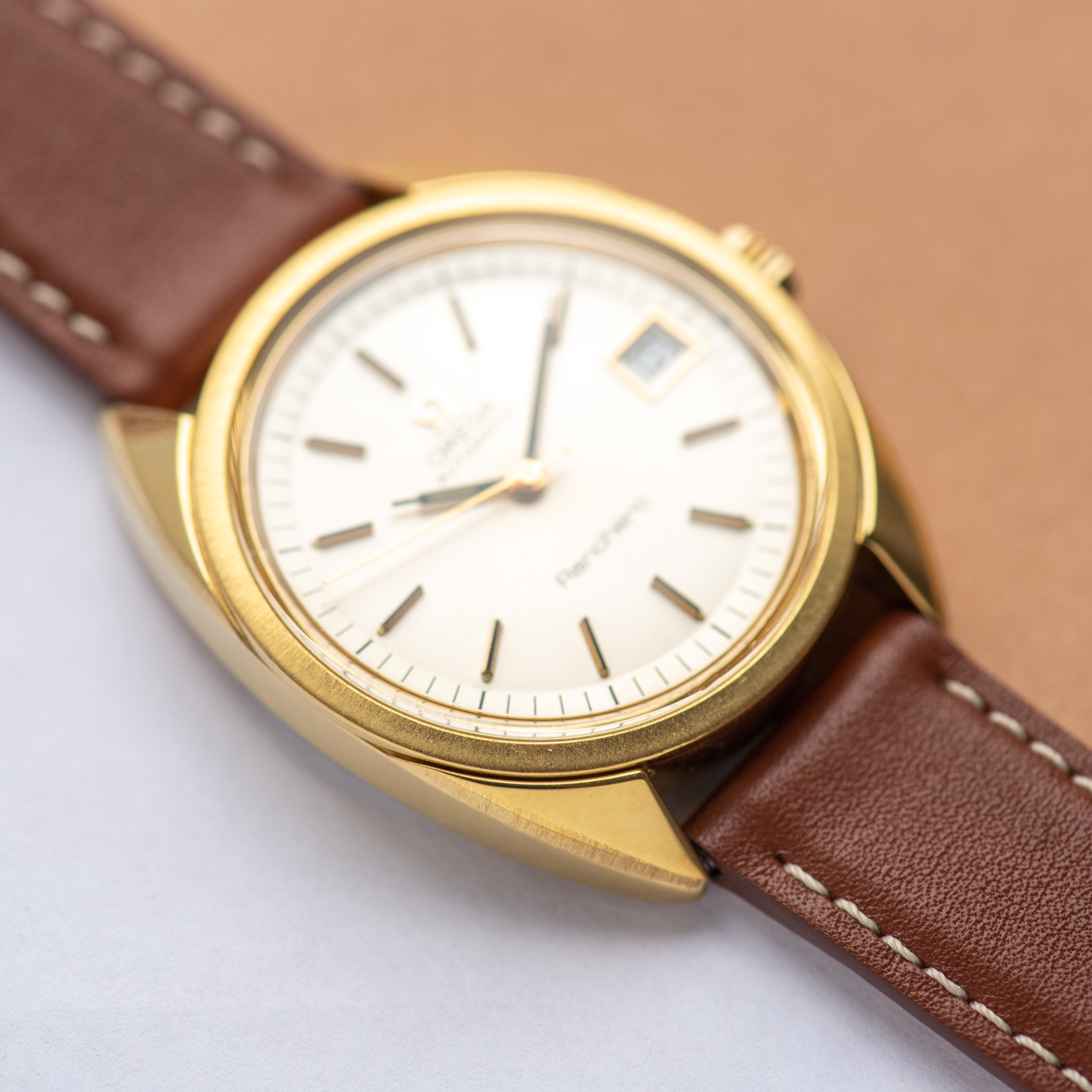 Zicht op Omega Ranchero Automatic Vanaf 1974 Ref 166.0218 cal 1012
