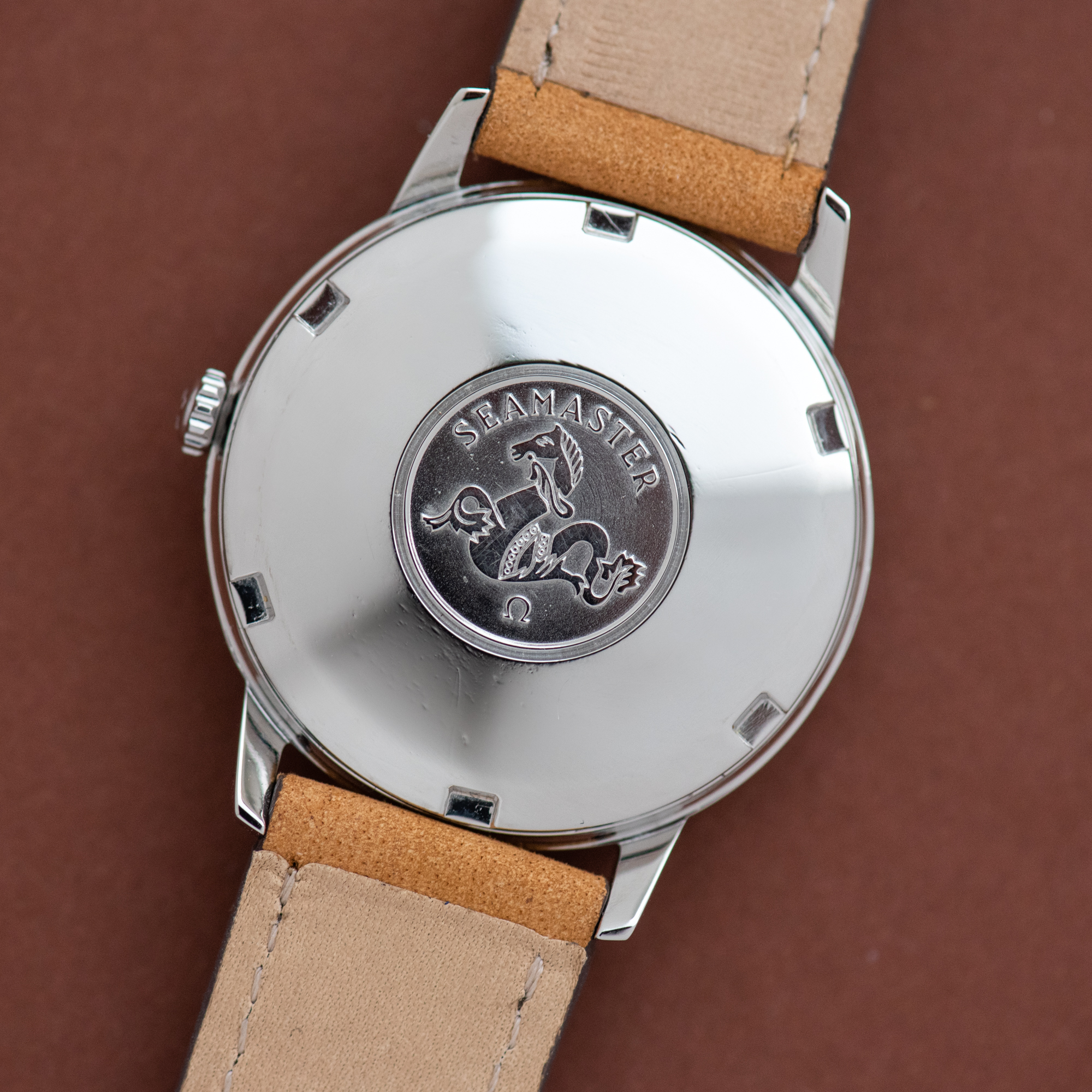 View of Omega Seamaster Automatic Date Ref 166.002 from 1965