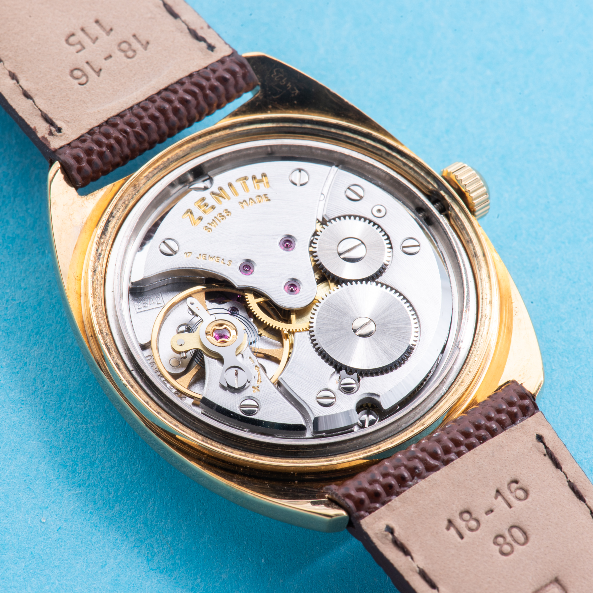 Vue de Zenith Sporto Dress Watch Centre Seconds cal 2542 Réf 599 D 072